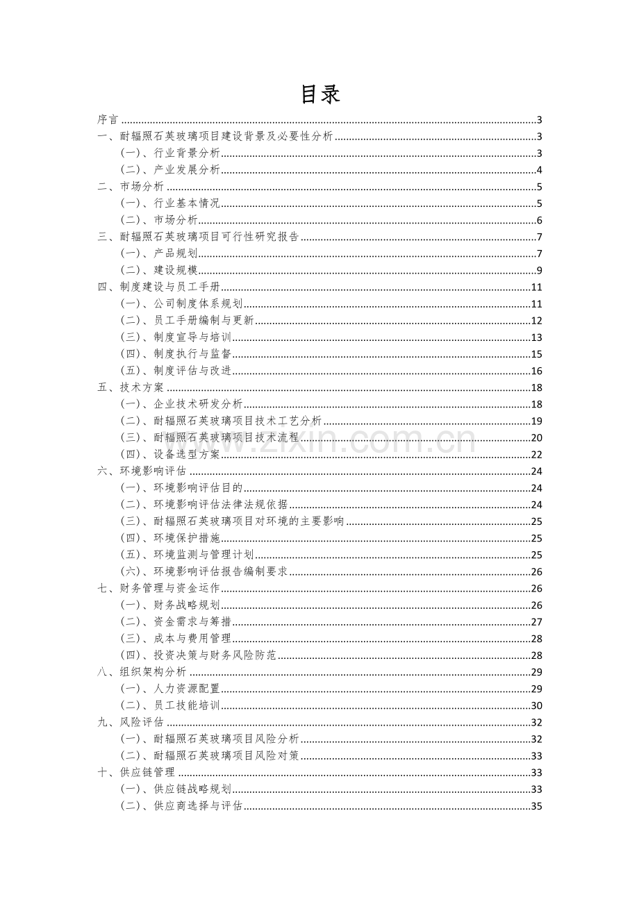 2024年耐辐照石英玻璃项目深度研究分析报告.docx_第2页