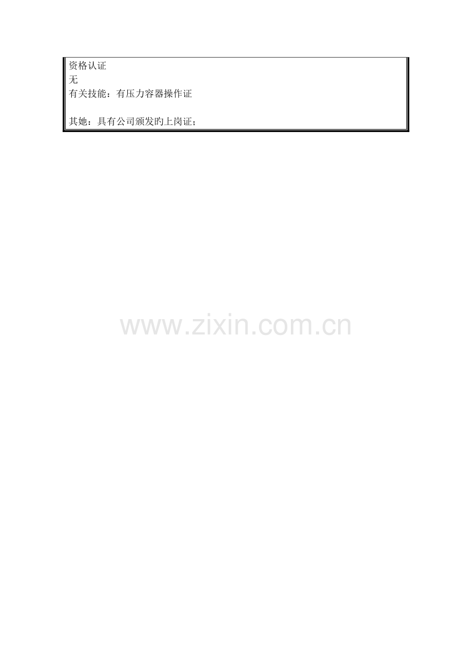 酒精回收工岗位专项说明书.doc_第2页