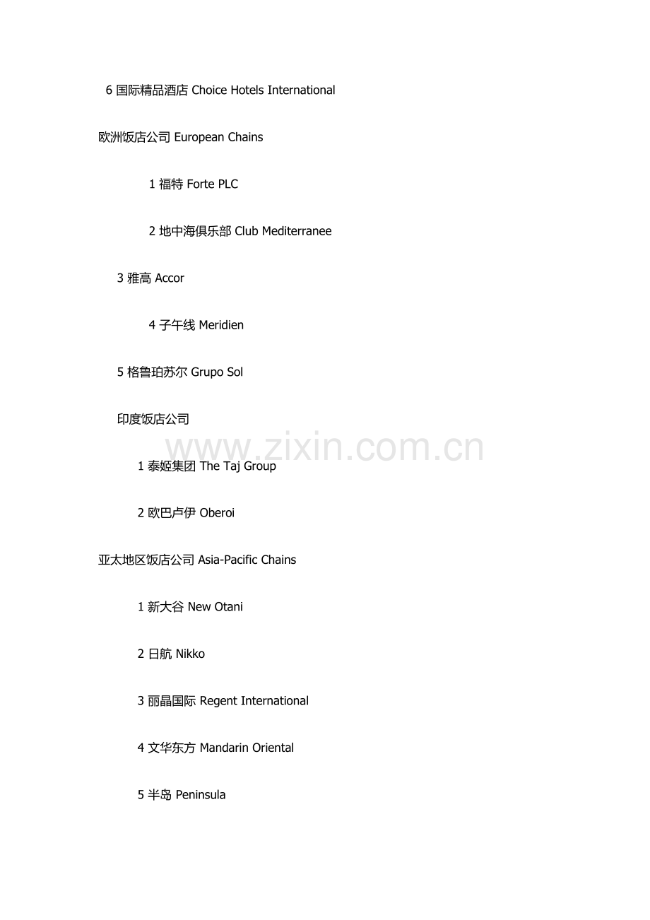 世界连锁酒店集团的分布与发展.doc_第2页