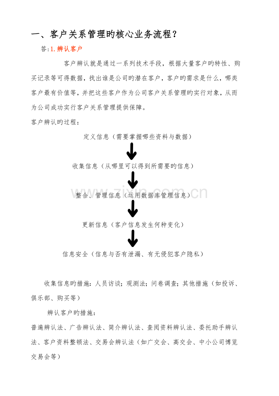客户关系管理业务标准流程.doc_第1页