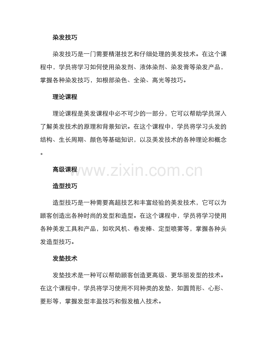美发课程方案.docx_第2页
