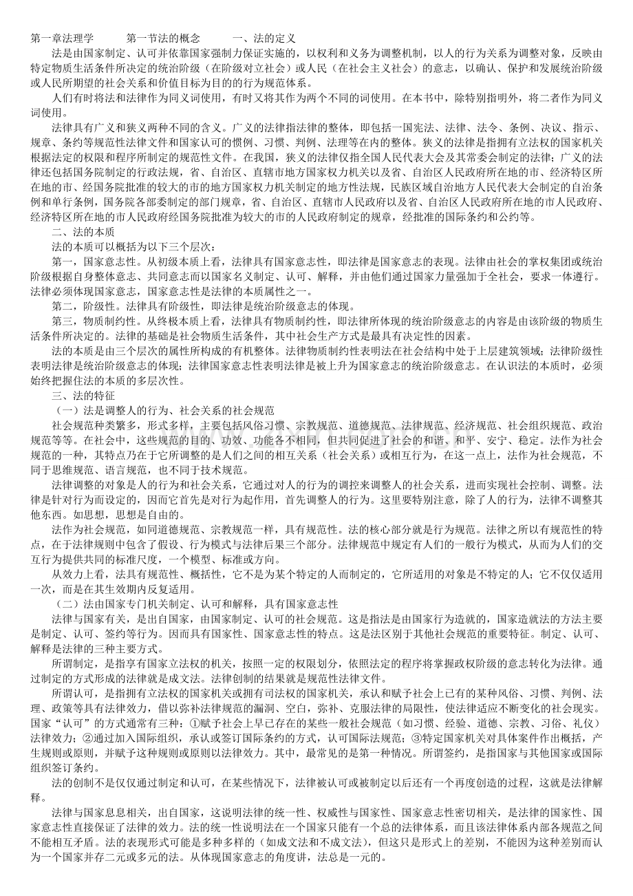 法律专业知识word版.doc_第1页