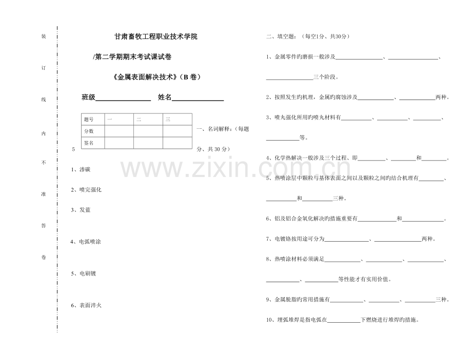表面处理重点技术.doc_第1页