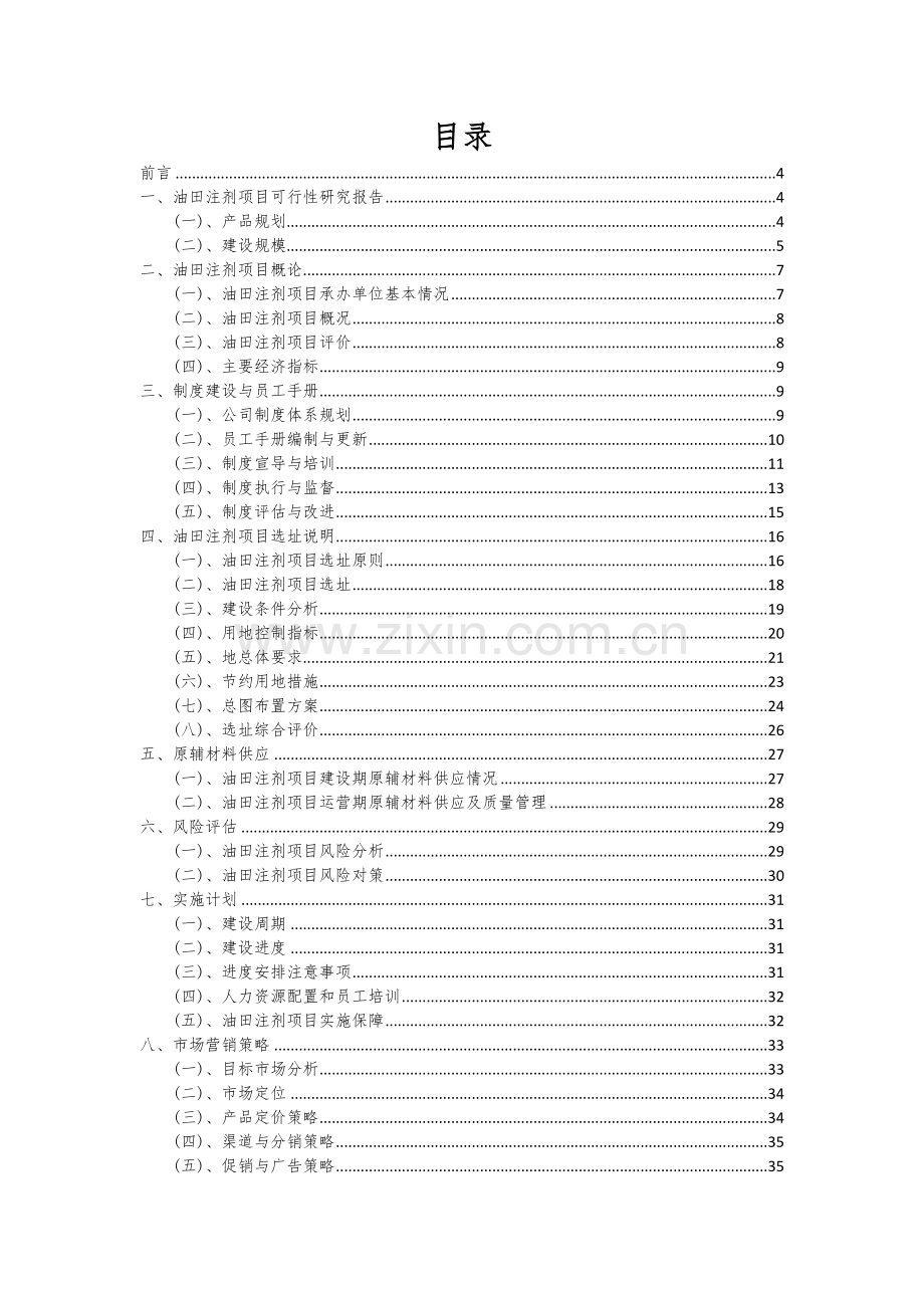 2024年油田注剂项目投资分析及可行性报告.docx_第2页