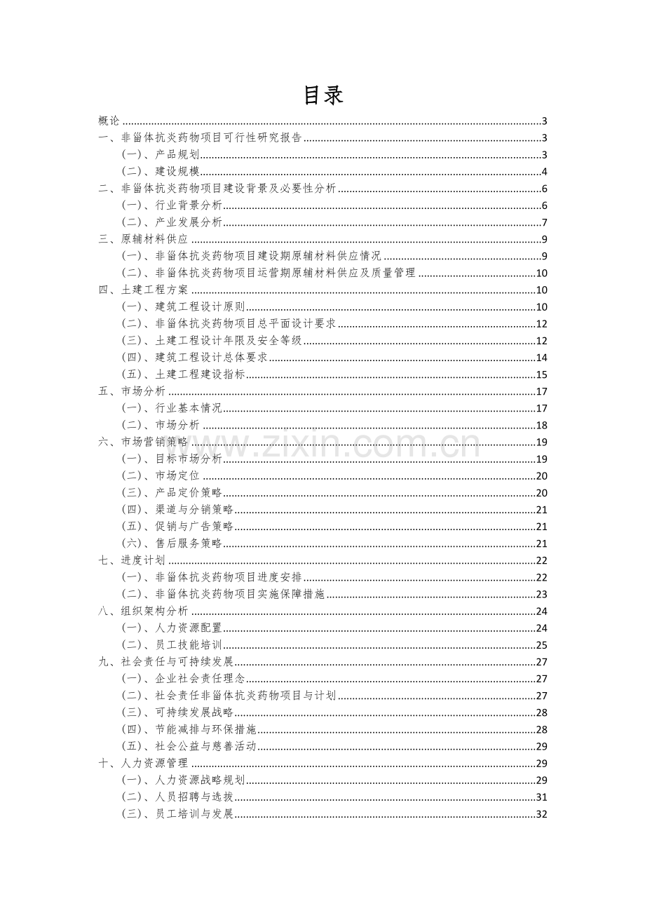2024年非甾体抗炎药物项目投资分析及可行性报告.docx_第2页