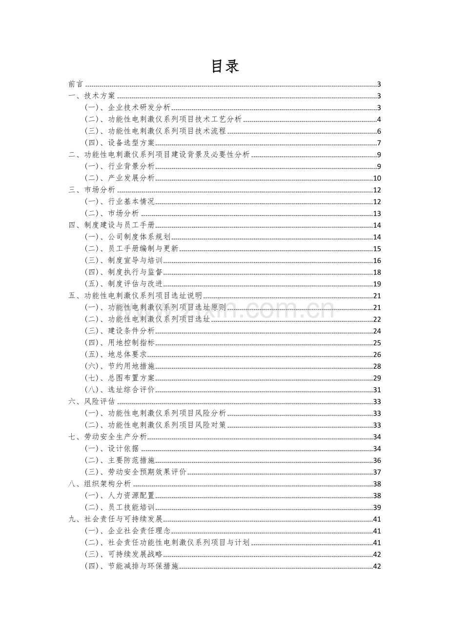 2025年度功能性电刺激仪系列项目可行性方案.docx_第2页