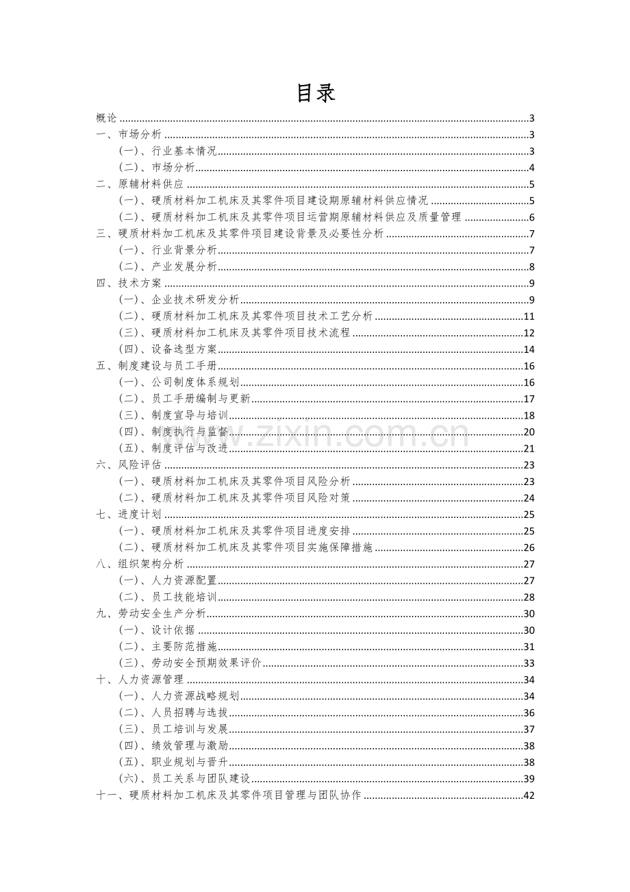 2024年硬质材料加工机床及其零件项目投资分析及可行性报告.docx_第2页