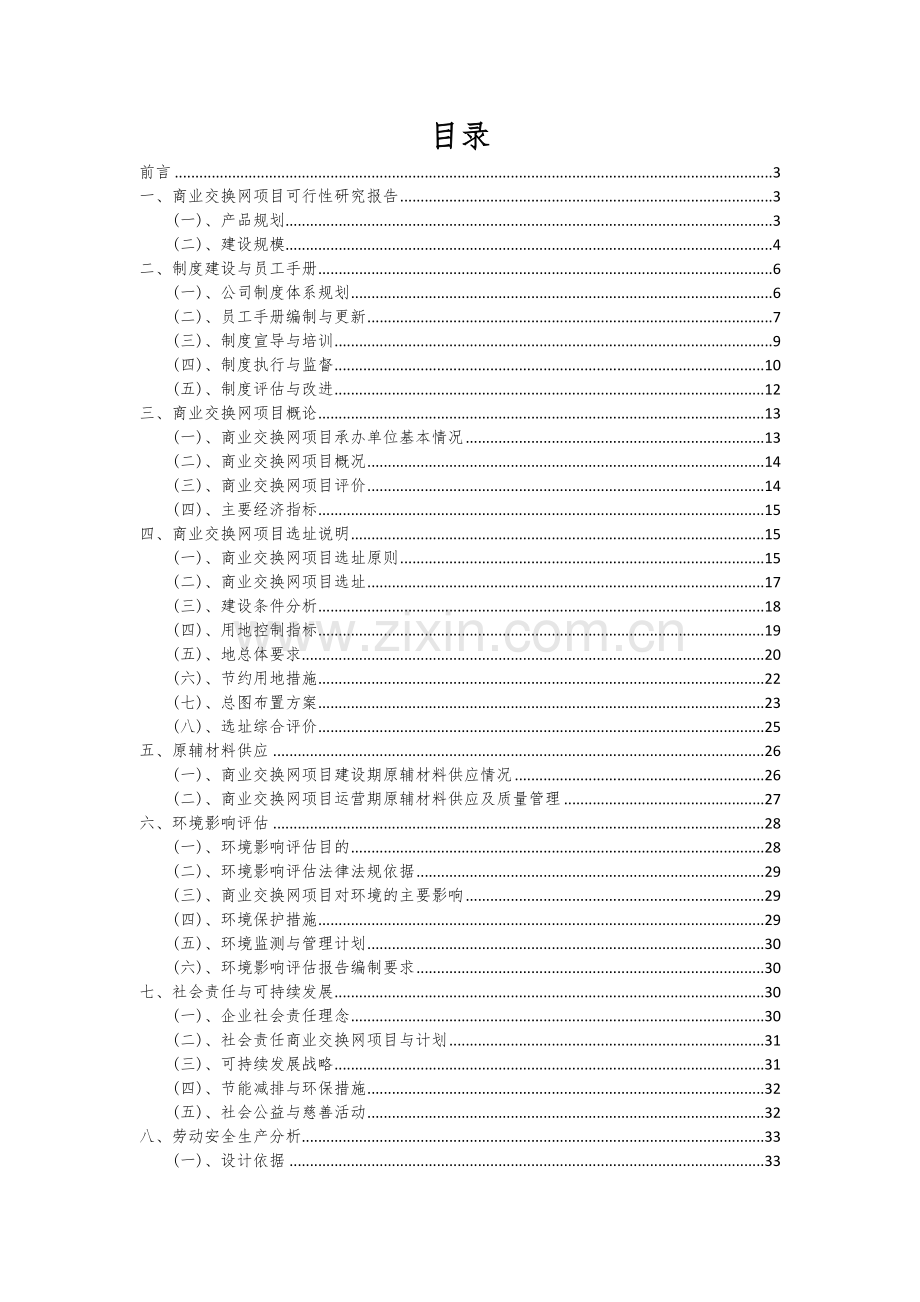 2024年商业交换网项目可行性研究报告.docx_第2页