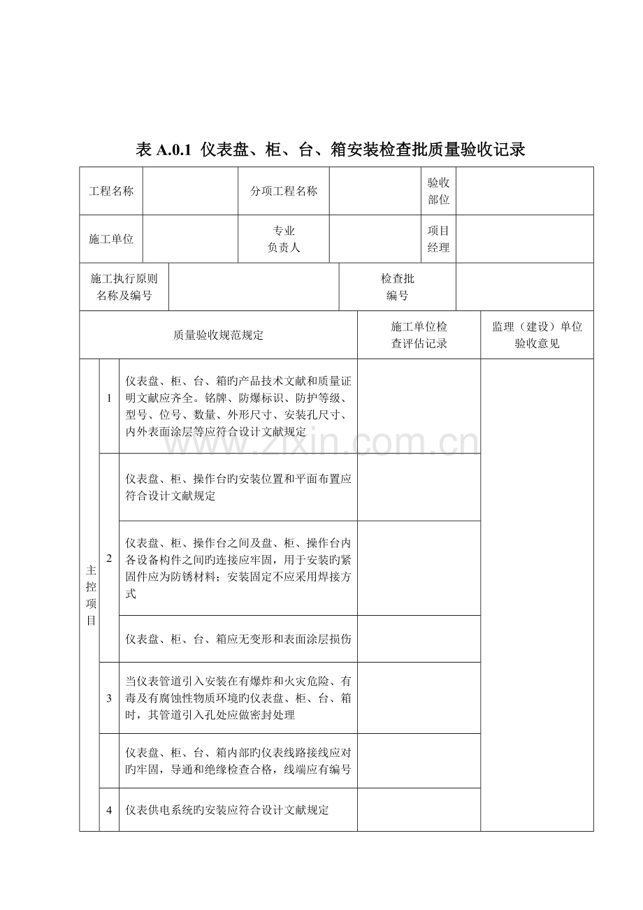 石油天然气建设工程施工质量验收规范自动化仪表工程.doc_第1页