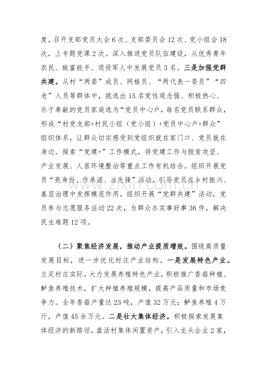 村2024年工作总结和2025年工作谋划.docx_第2页