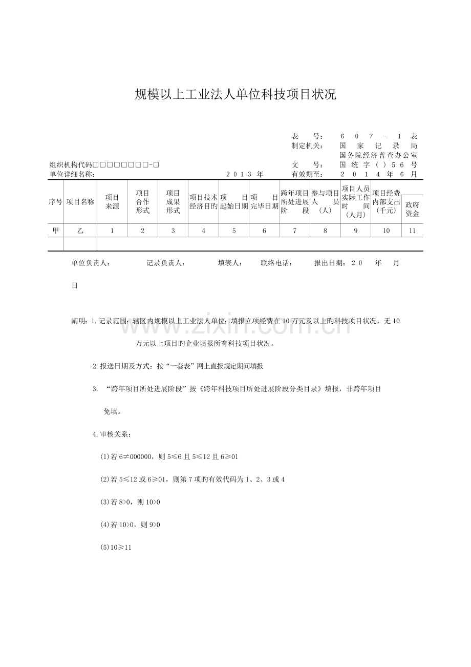 规模以上工业法人单位科技项目情况.doc_第1页