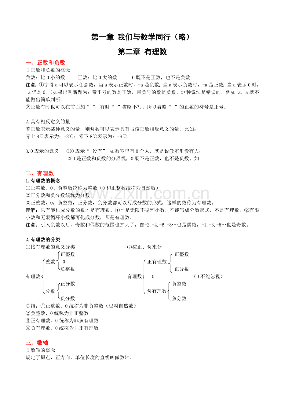 苏教版七年级上数学知识点总结.doc_第1页
