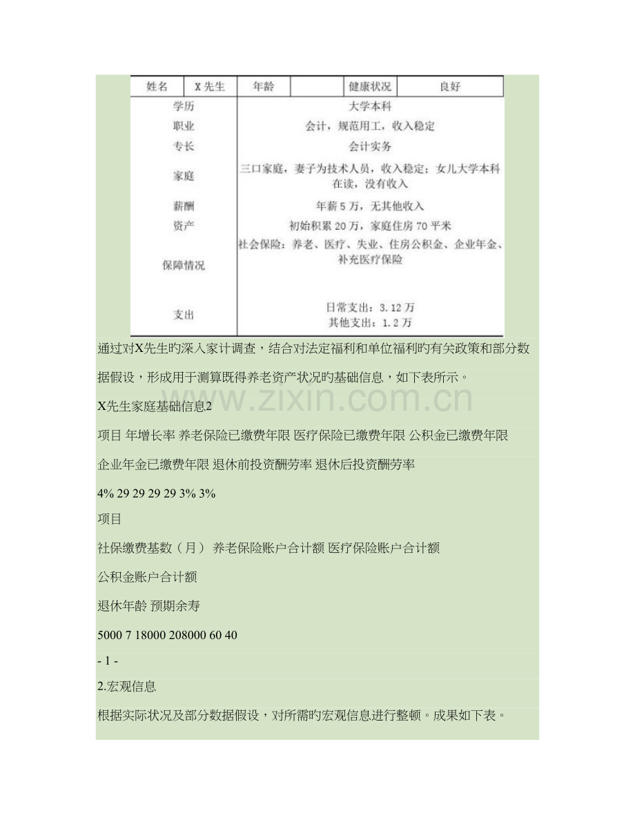 个人理财之员工福利退休规划书模板精.doc_第2页