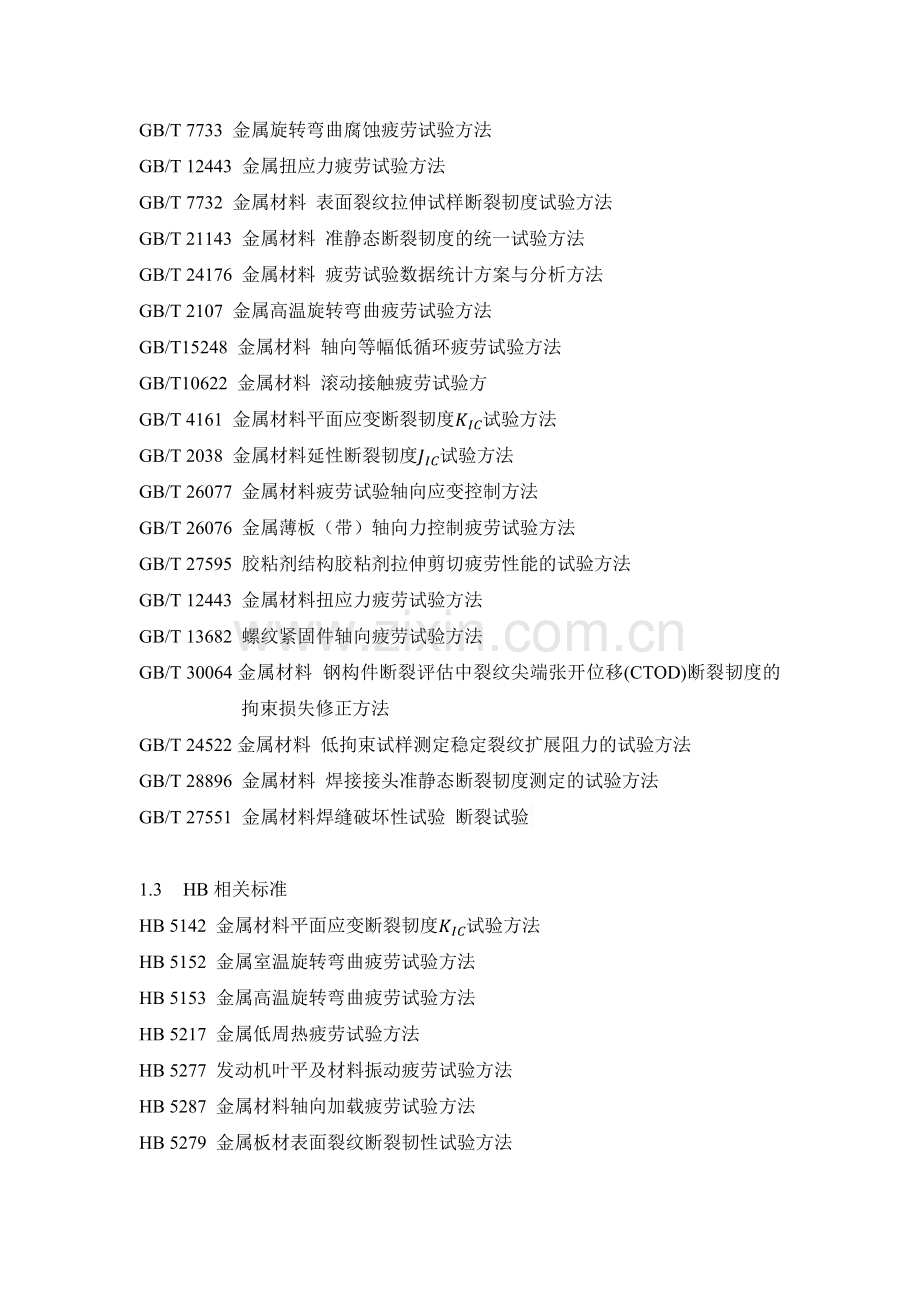 疲劳、断裂相关试验标准汇总.docx_第2页
