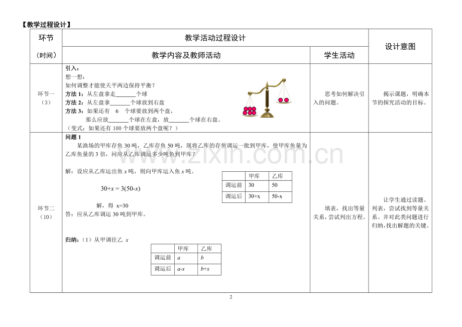 一元一次方程应用——调配问题.doc_第2页
