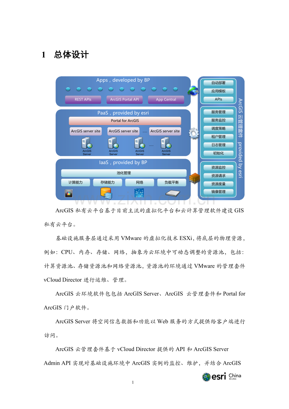 山东国土数据中心GIS云平台初设方案.doc_第1页
