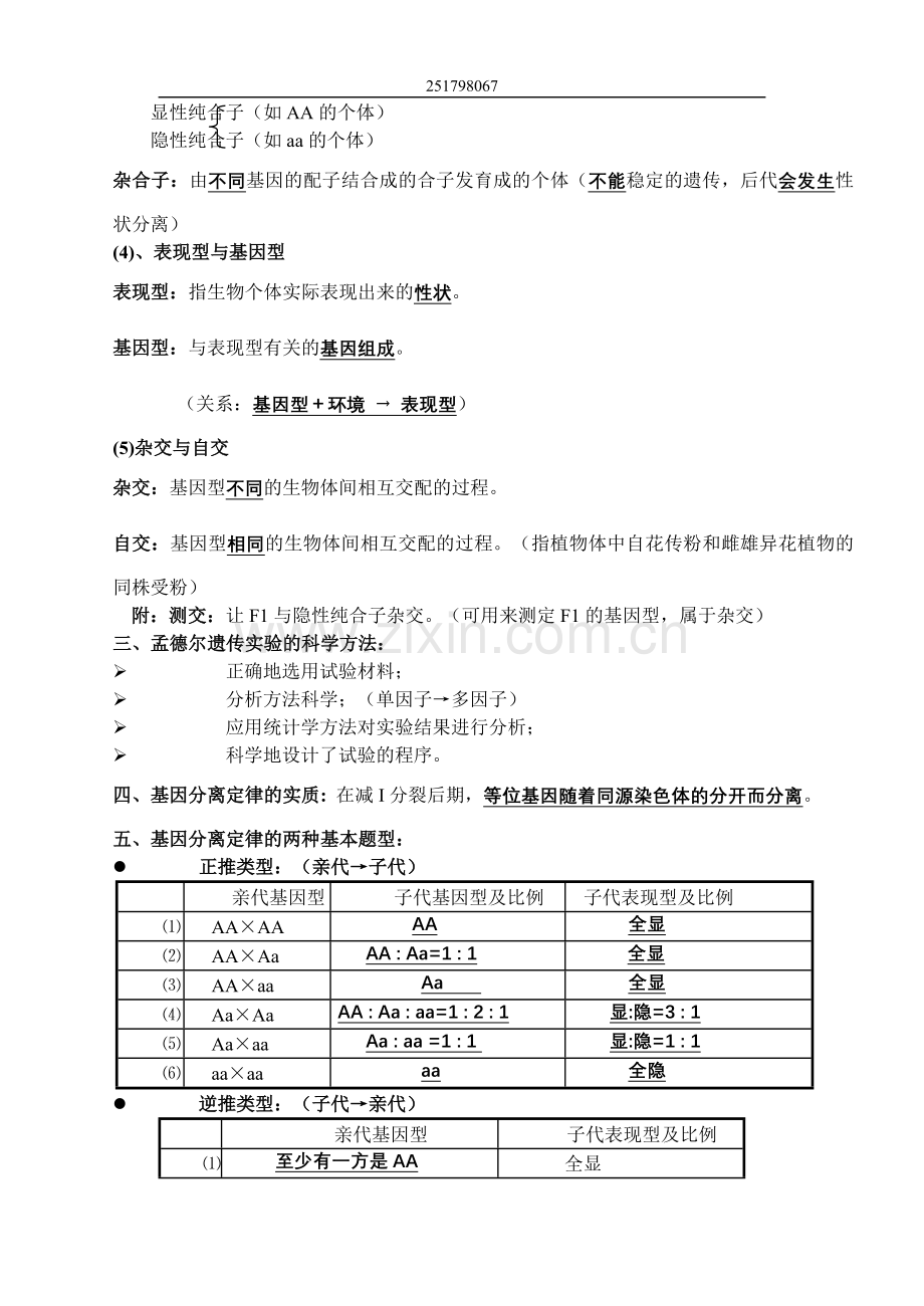 高中生物必修2知识点整理.doc_第2页