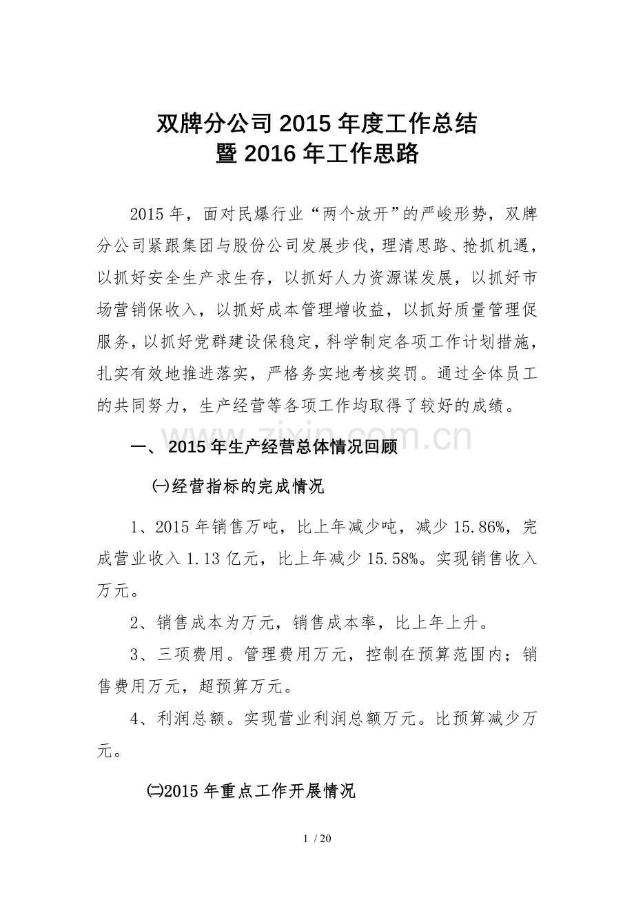 公司年度经营工作总结.doc_第1页