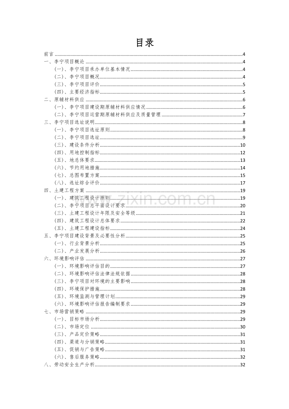 2024年李宁项目投资分析及可行性报告.docx_第2页