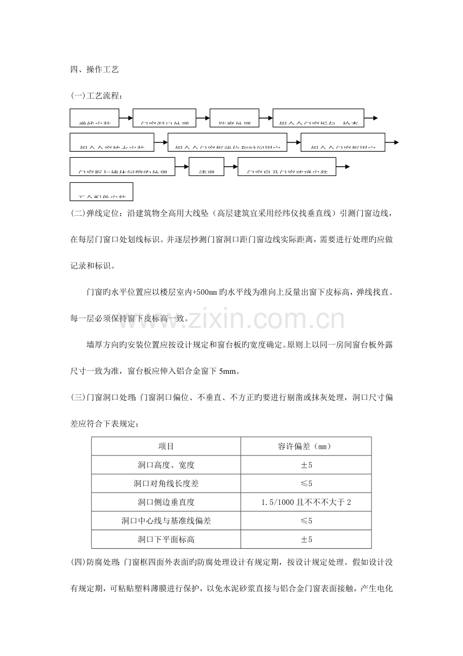 铝合金门窗技术交底记录.doc_第2页