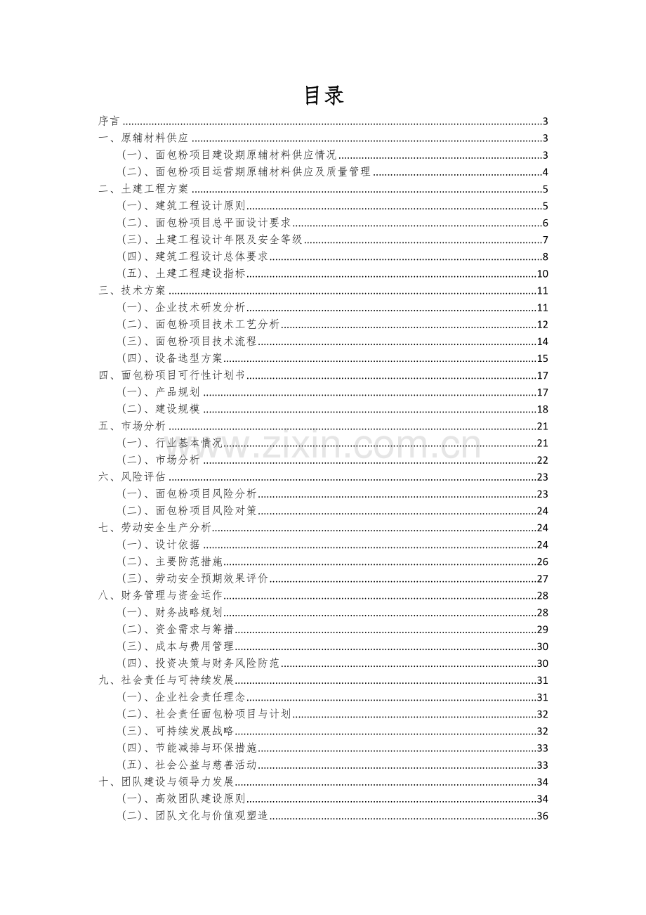 2025年面包粉项目可行性方案.docx_第2页