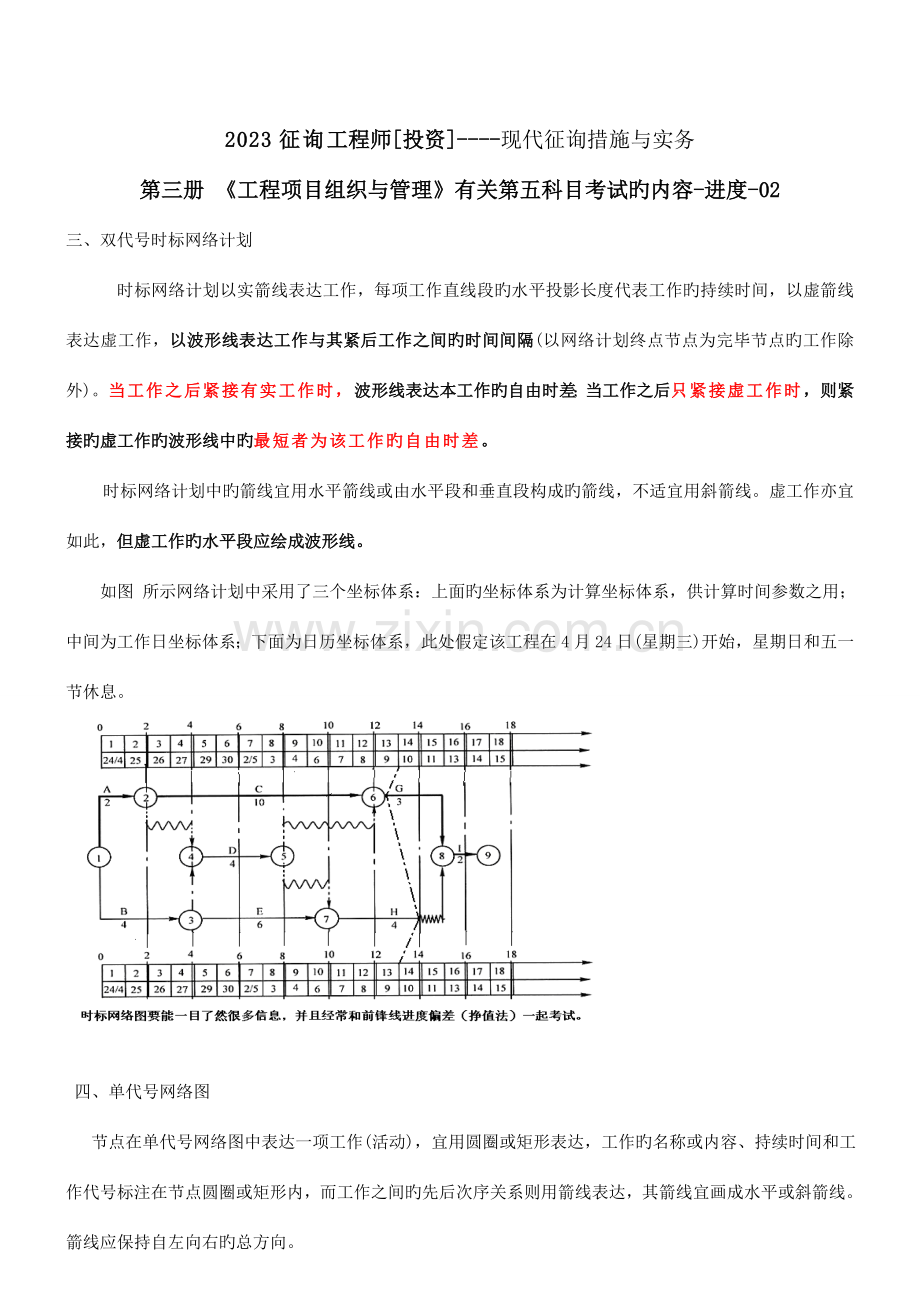 咨询-现代咨询方法与实务-第三科目第15讲：工程项目进度管理.doc_第1页