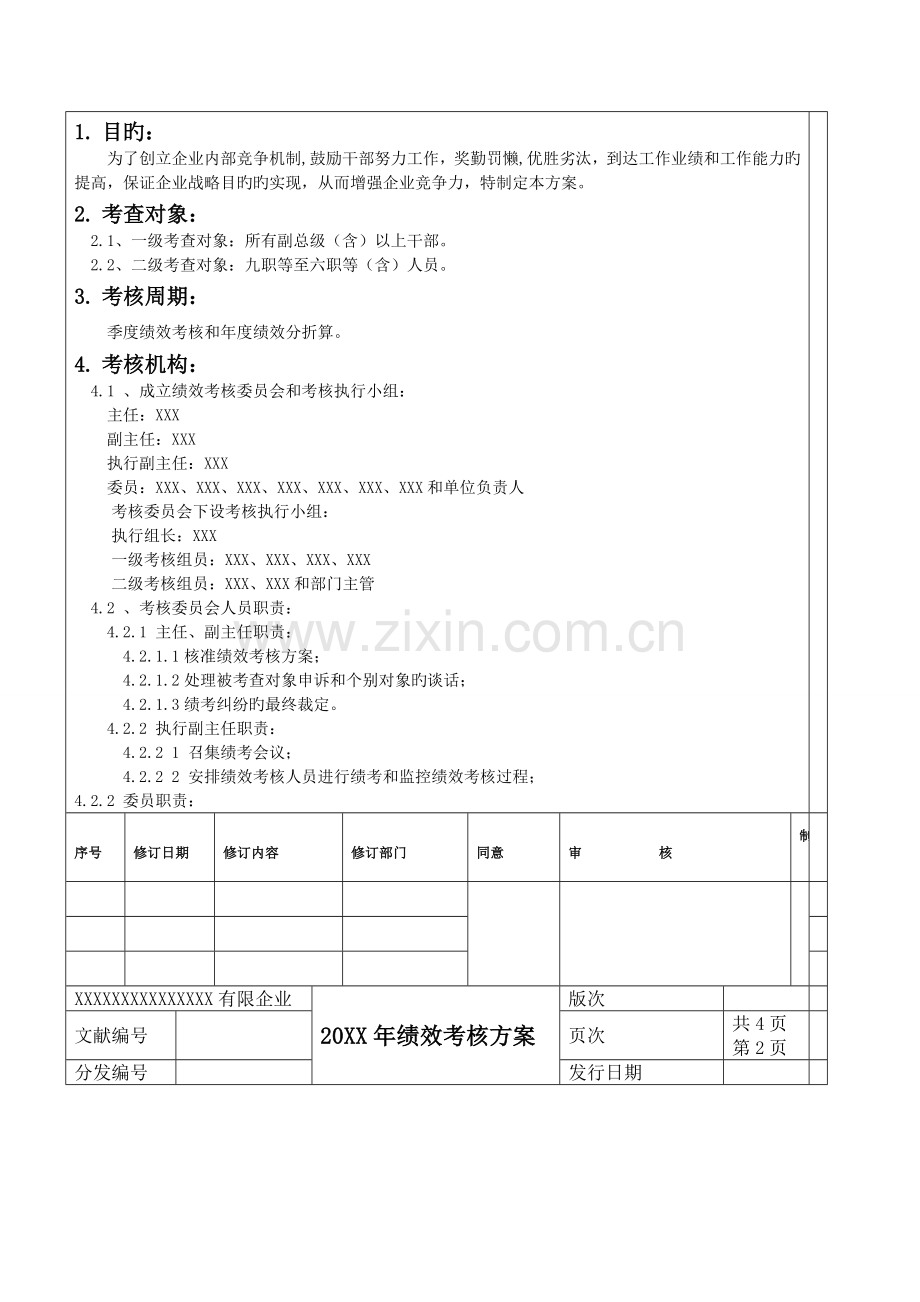 Cpyuyk企业绩效考核方案范例.doc_第2页