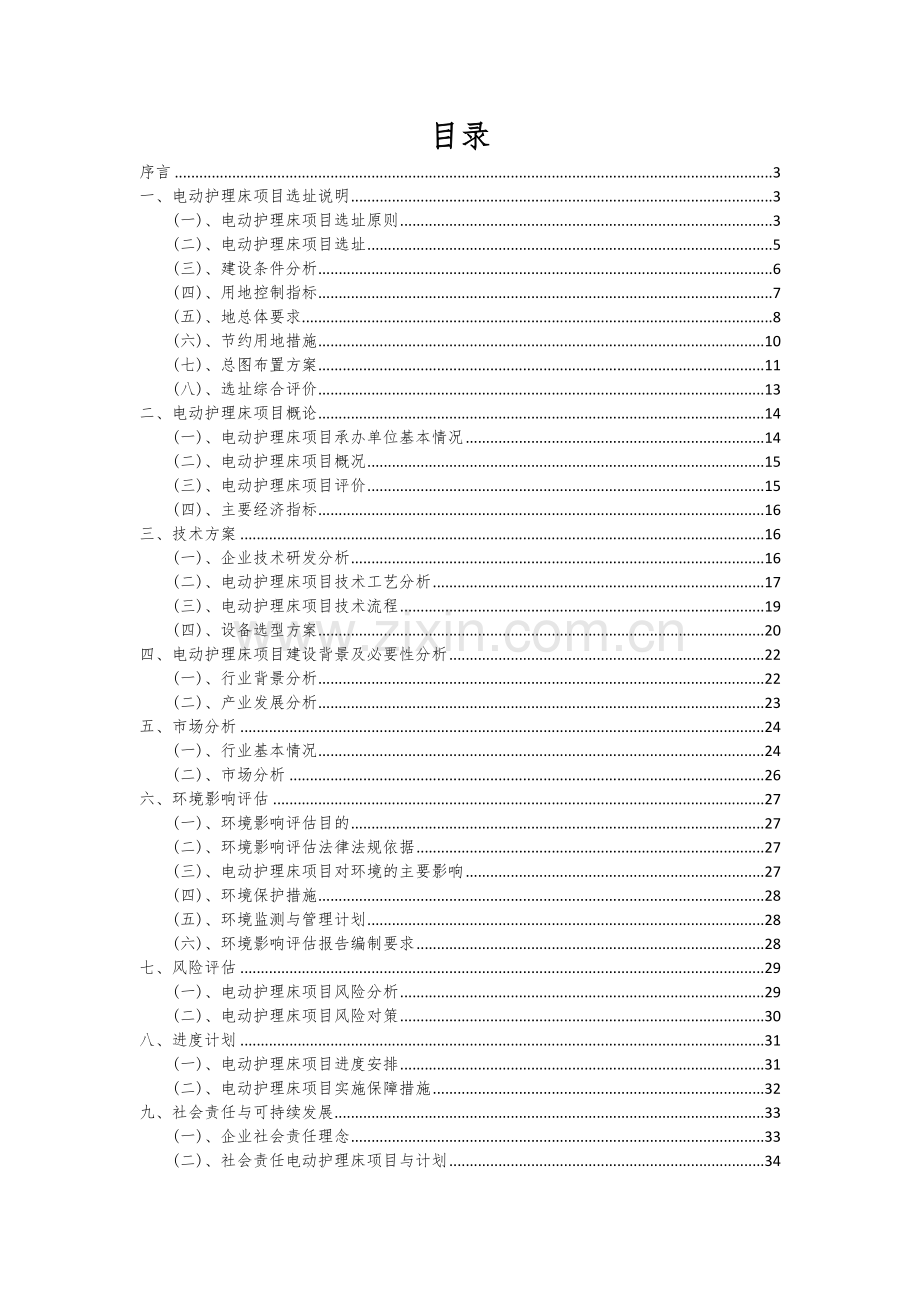 2024年电动护理床项目深度研究分析报告.docx_第2页