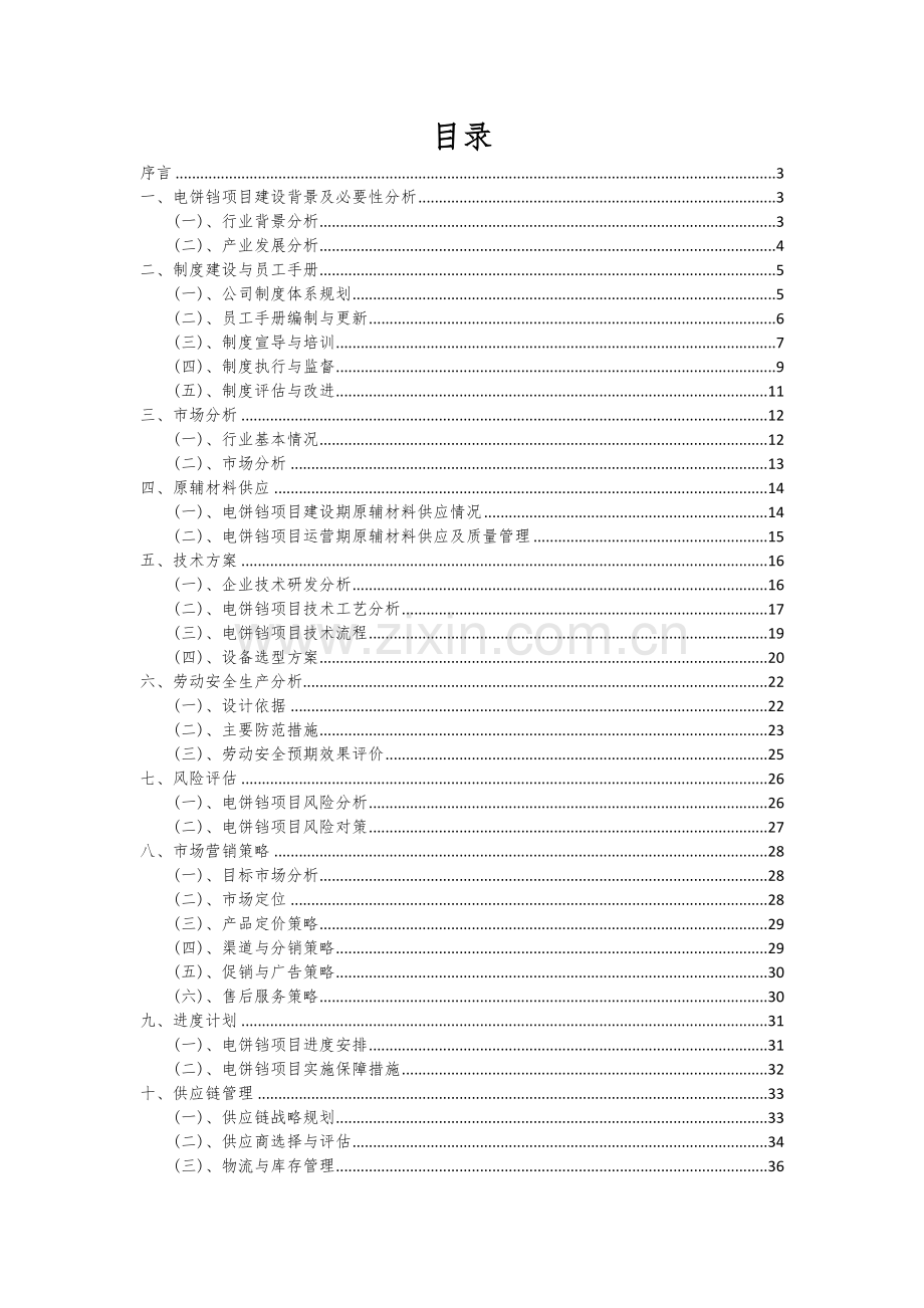 2025年电饼铛项目可行性研究报告.docx_第2页