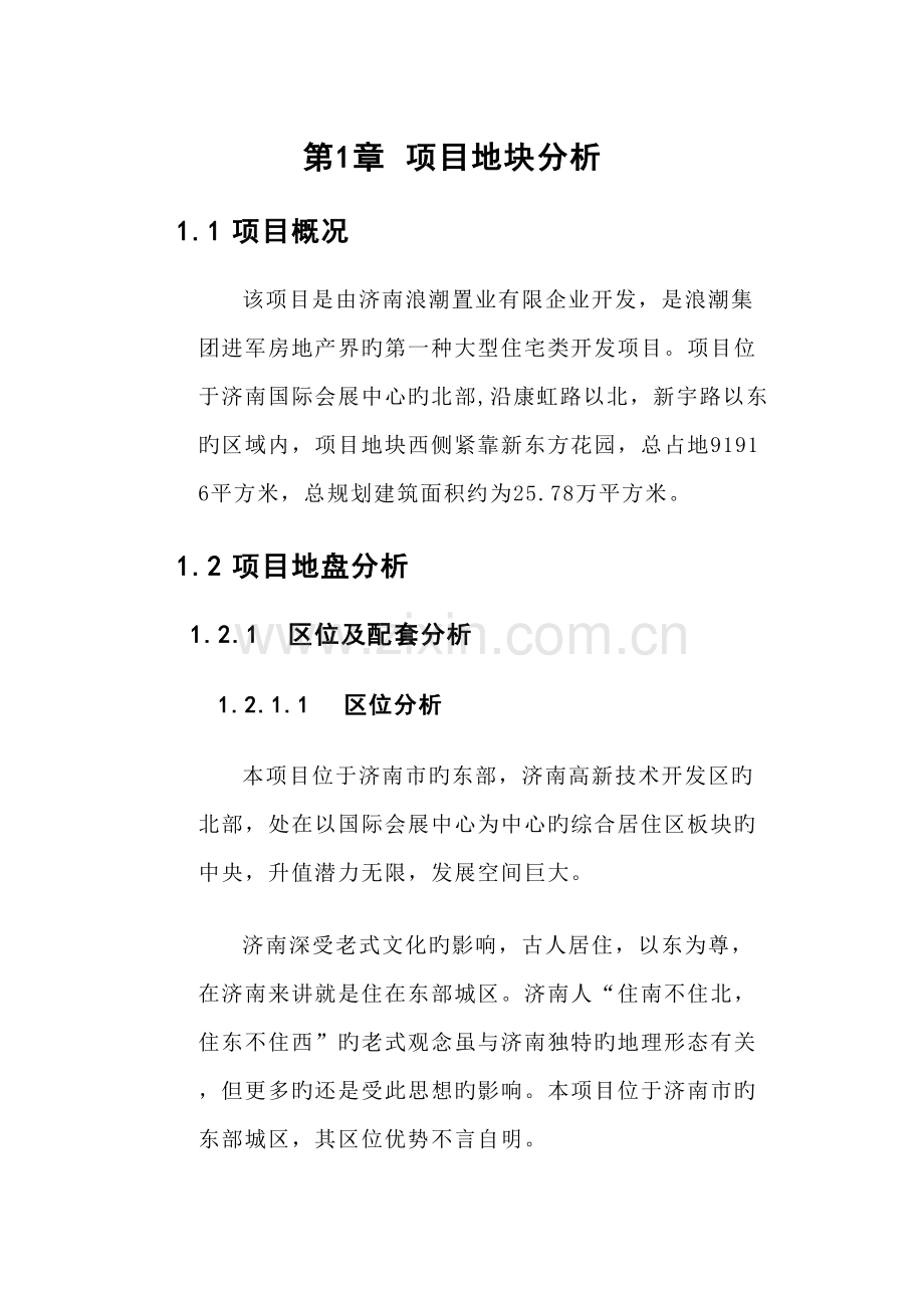 济南浪潮茗筑·美嘉项目定位报告.doc_第2页