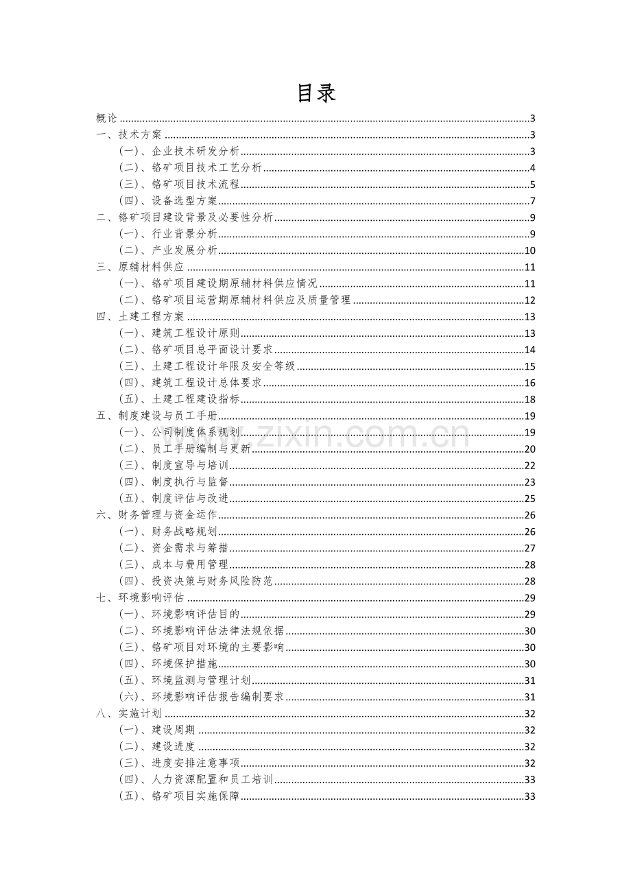 2025铬矿项目可行性计划书.docx_第2页