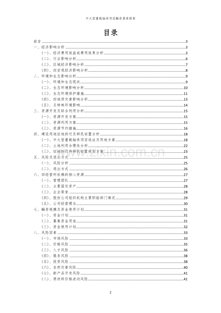 中大型重载轴承项目融资渠道探索.docx_第2页