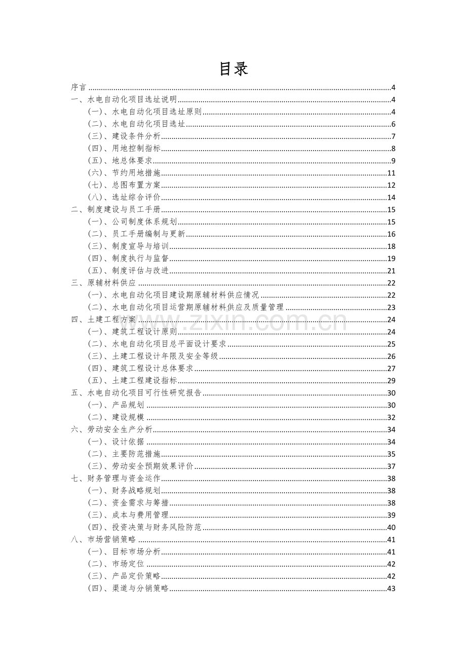 2024年水电自动化项目可行性分析报告.docx_第2页