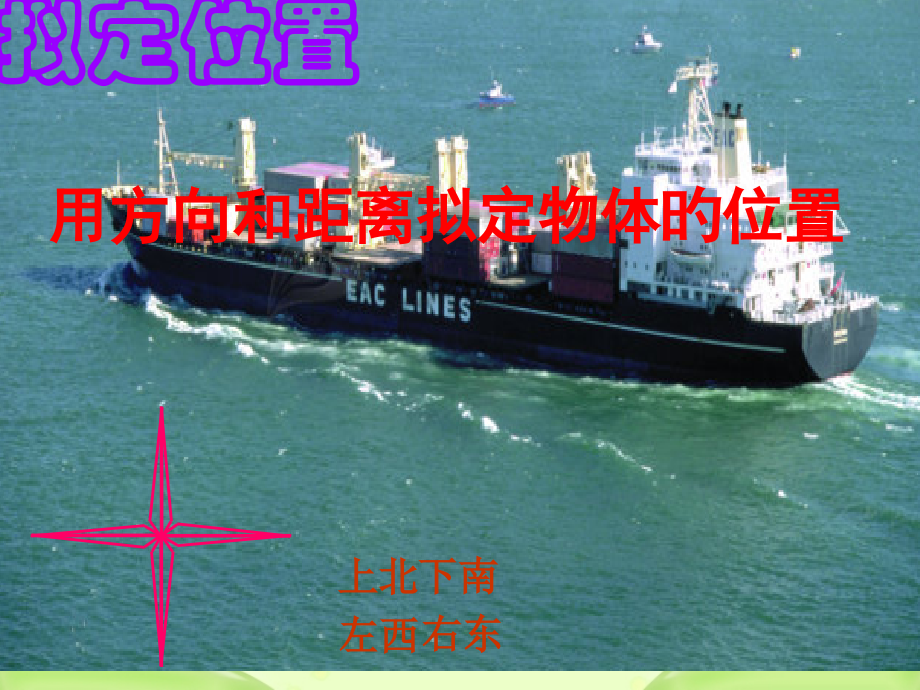 用方向和距离确定物体的位置课件.pptx_第1页