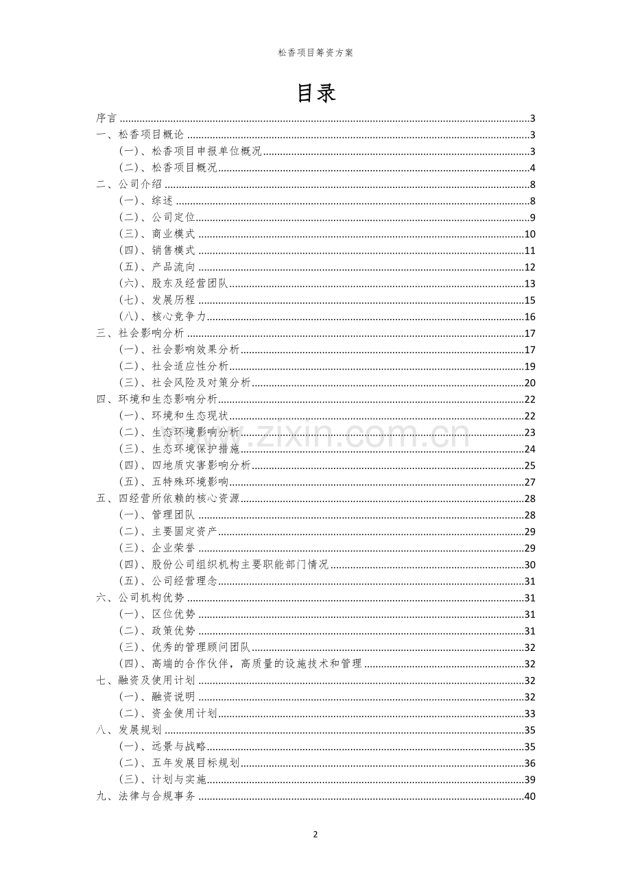 松香项目筹资方案.docx_第2页