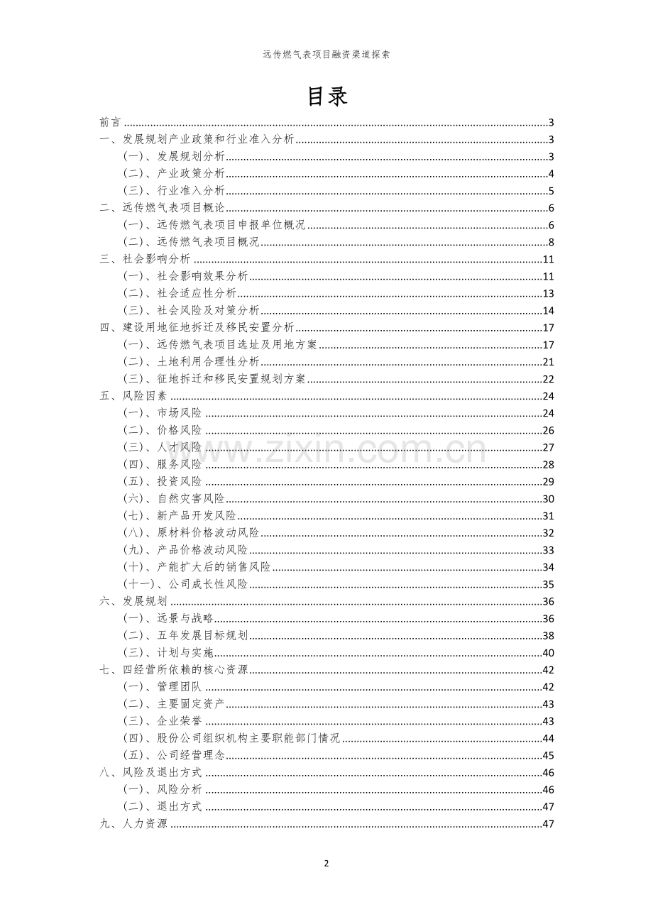 远传燃气表项目融资渠道探索.docx_第2页