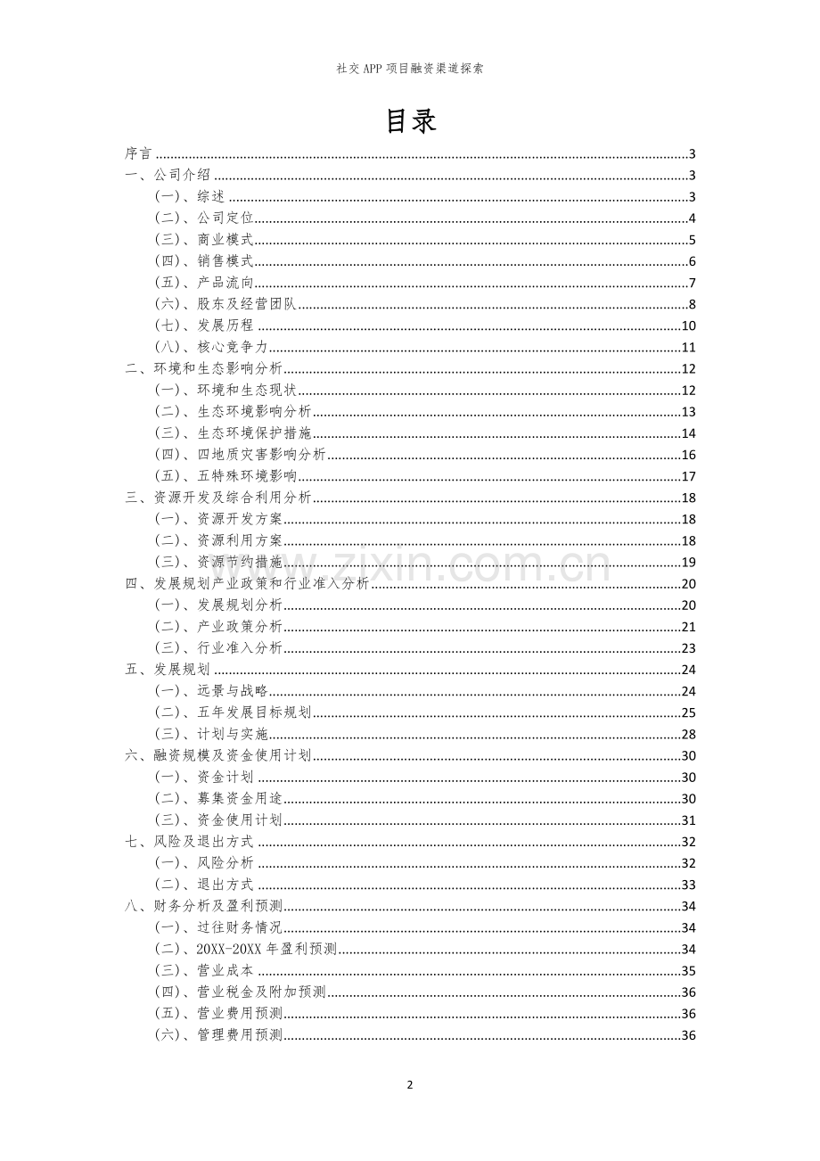 社交APP项目融资渠道探索.docx_第2页