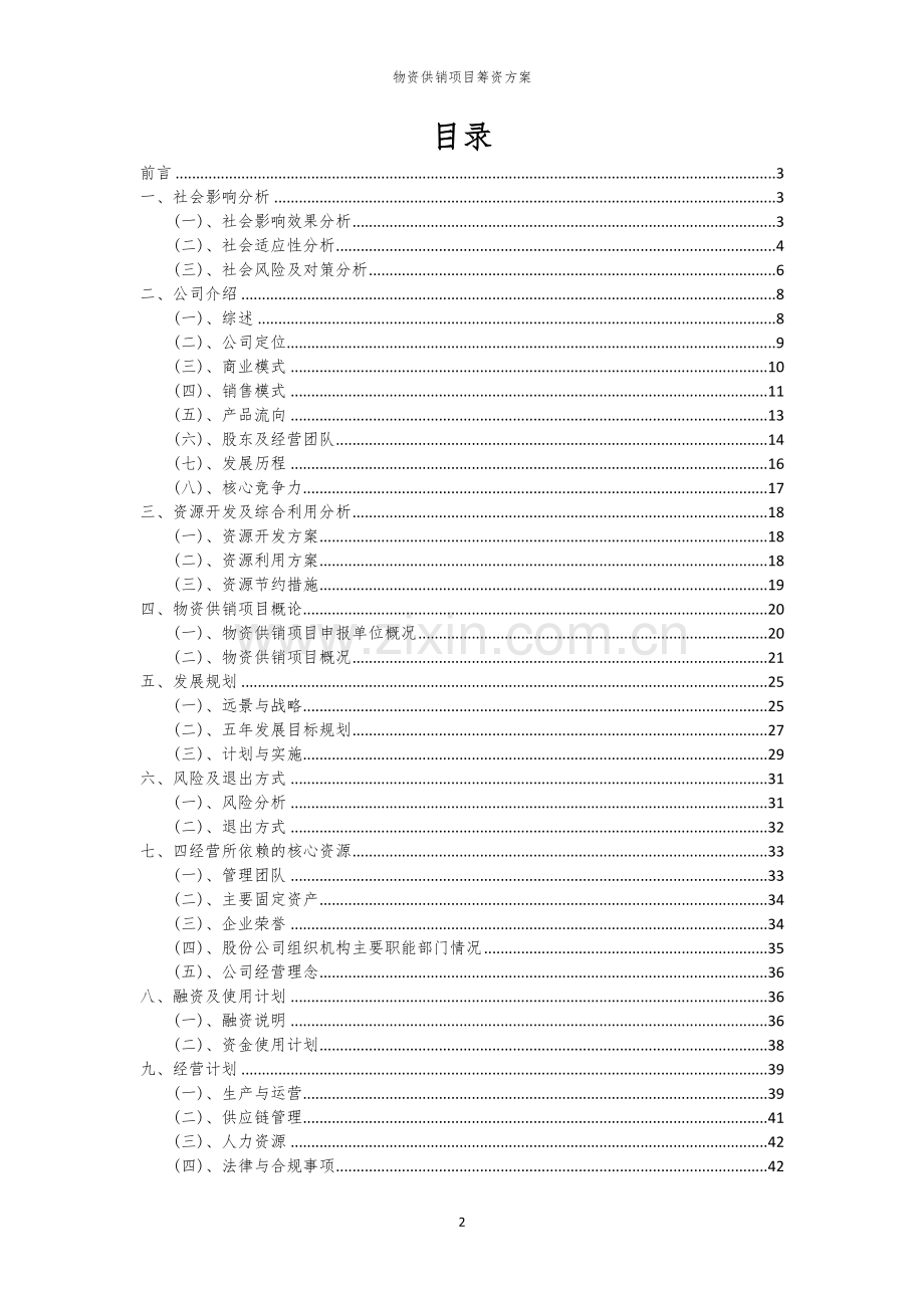 物资供销项目筹资方案.docx_第2页