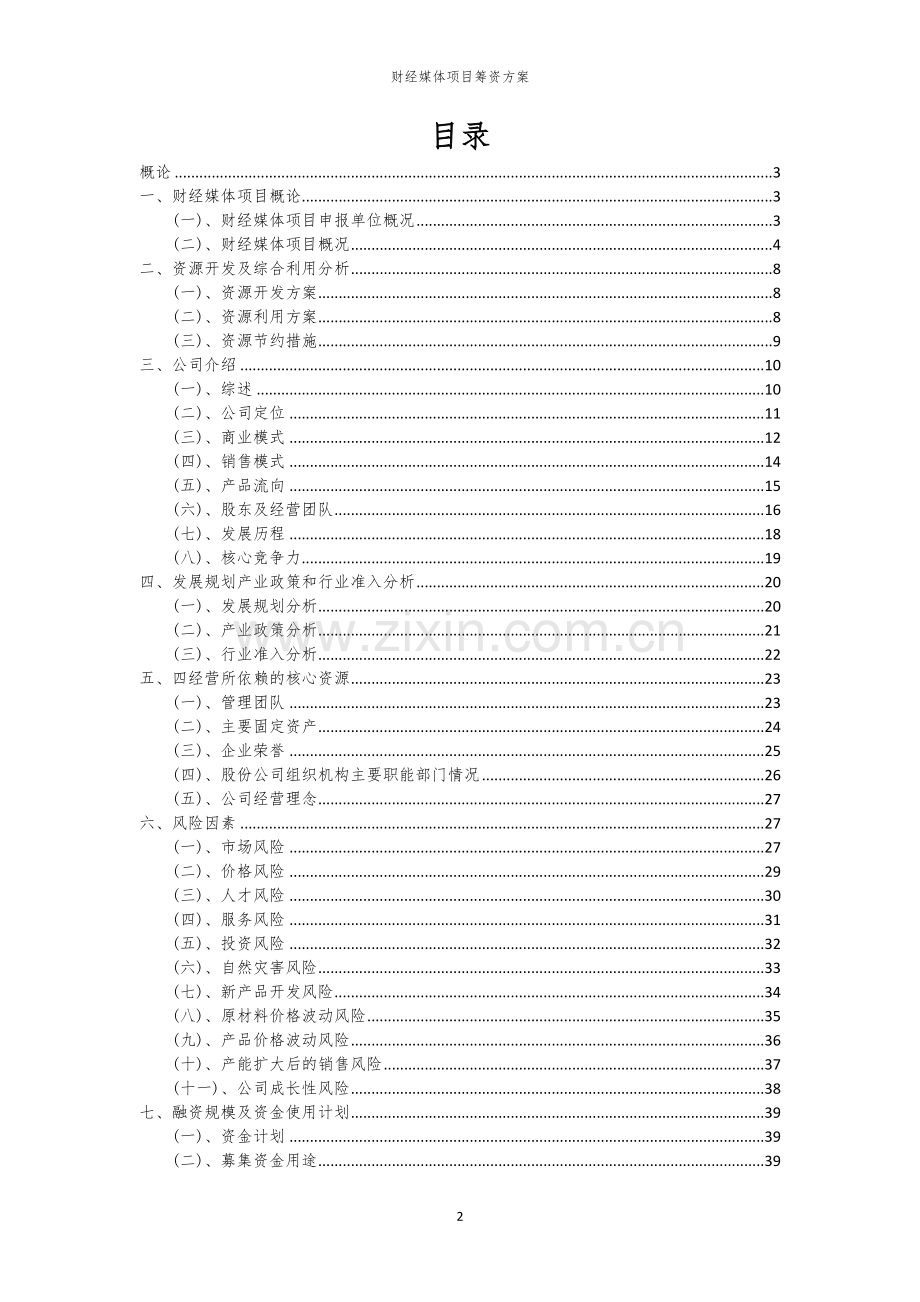 财经媒体项目筹资方案.docx_第2页