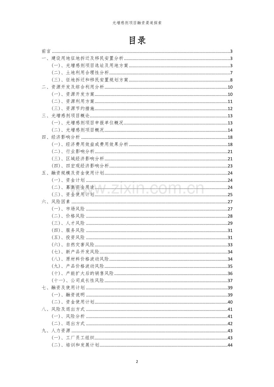 光增感剂项目融资渠道探索.docx_第2页