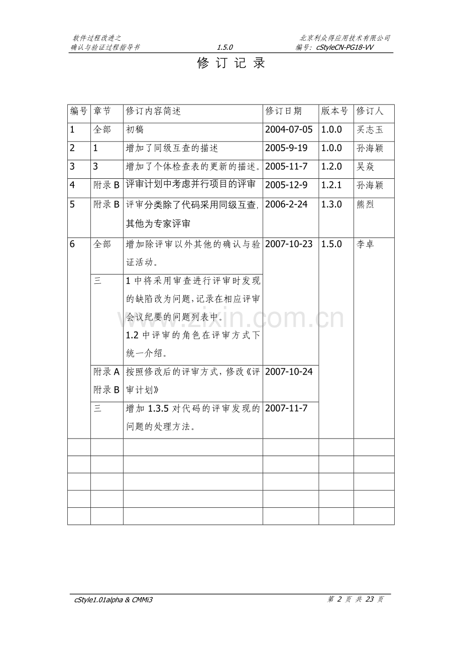 VV-确认和验证过程指导书.doc_第2页