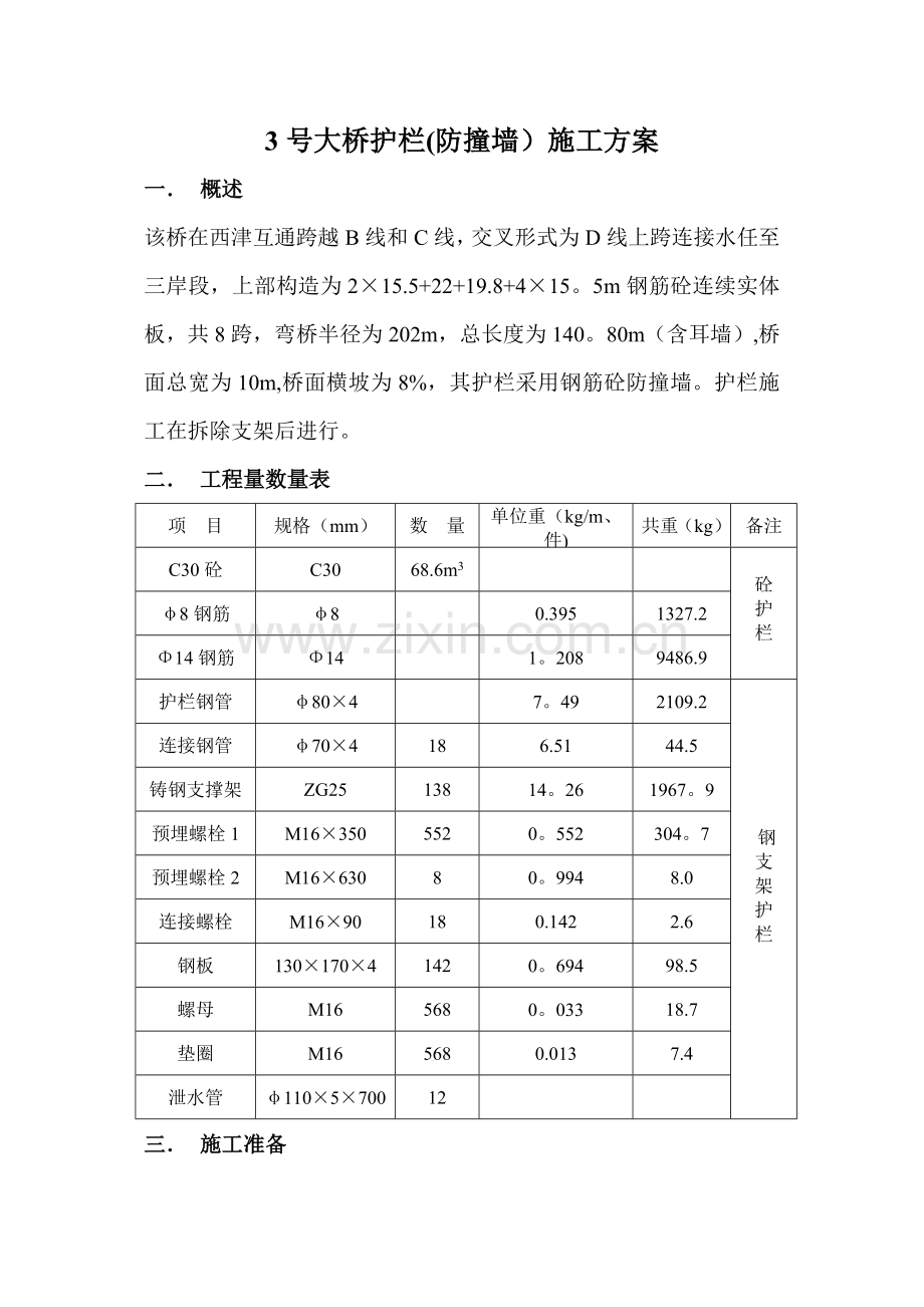 3号大桥护栏施工方案.doc_第2页