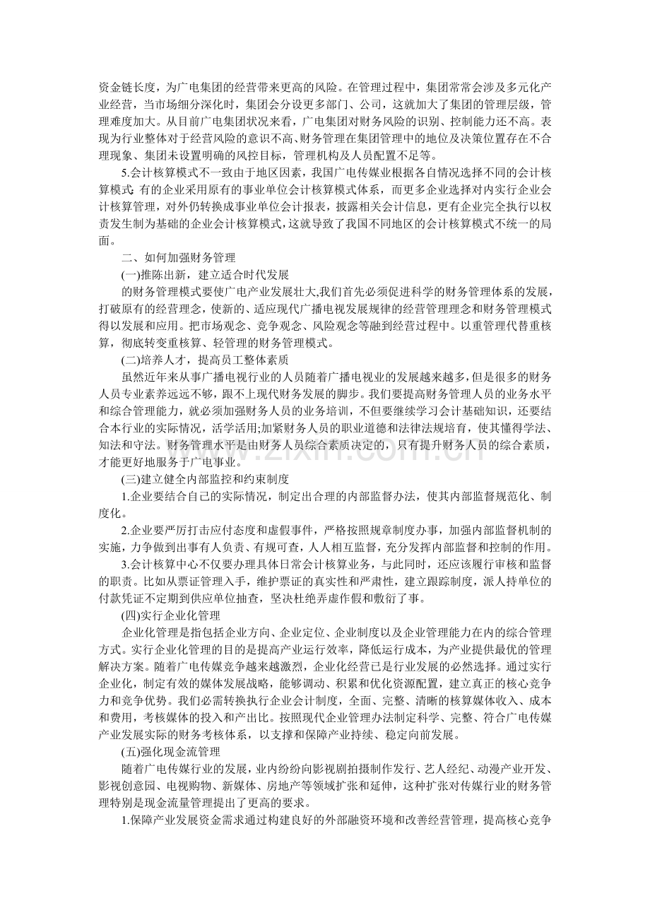 广播电视的传媒行业财务管理.doc_第2页