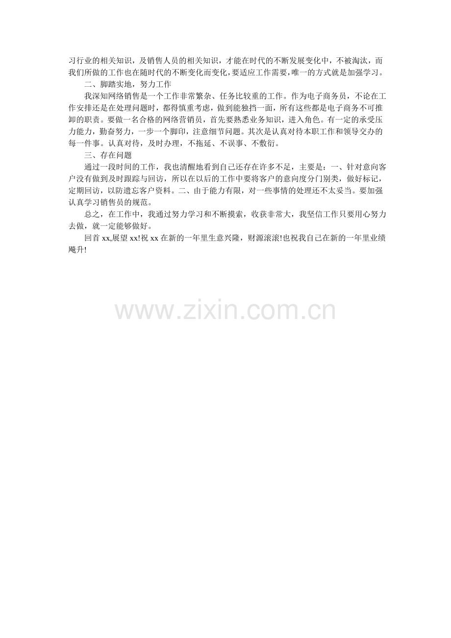 销售员年总总结模板.doc_第2页
