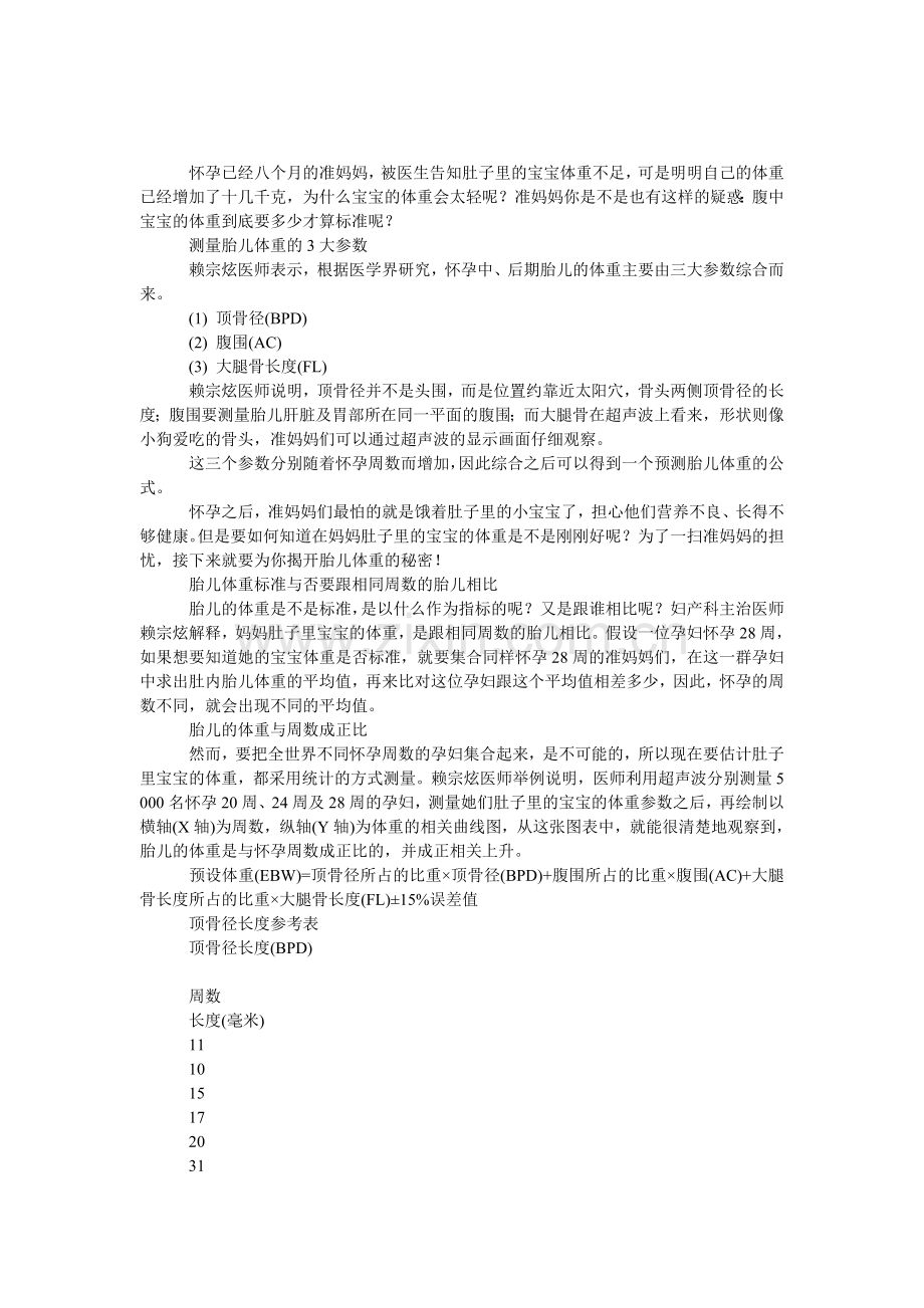 肚子里的宝宝体重标准吗.doc_第1页