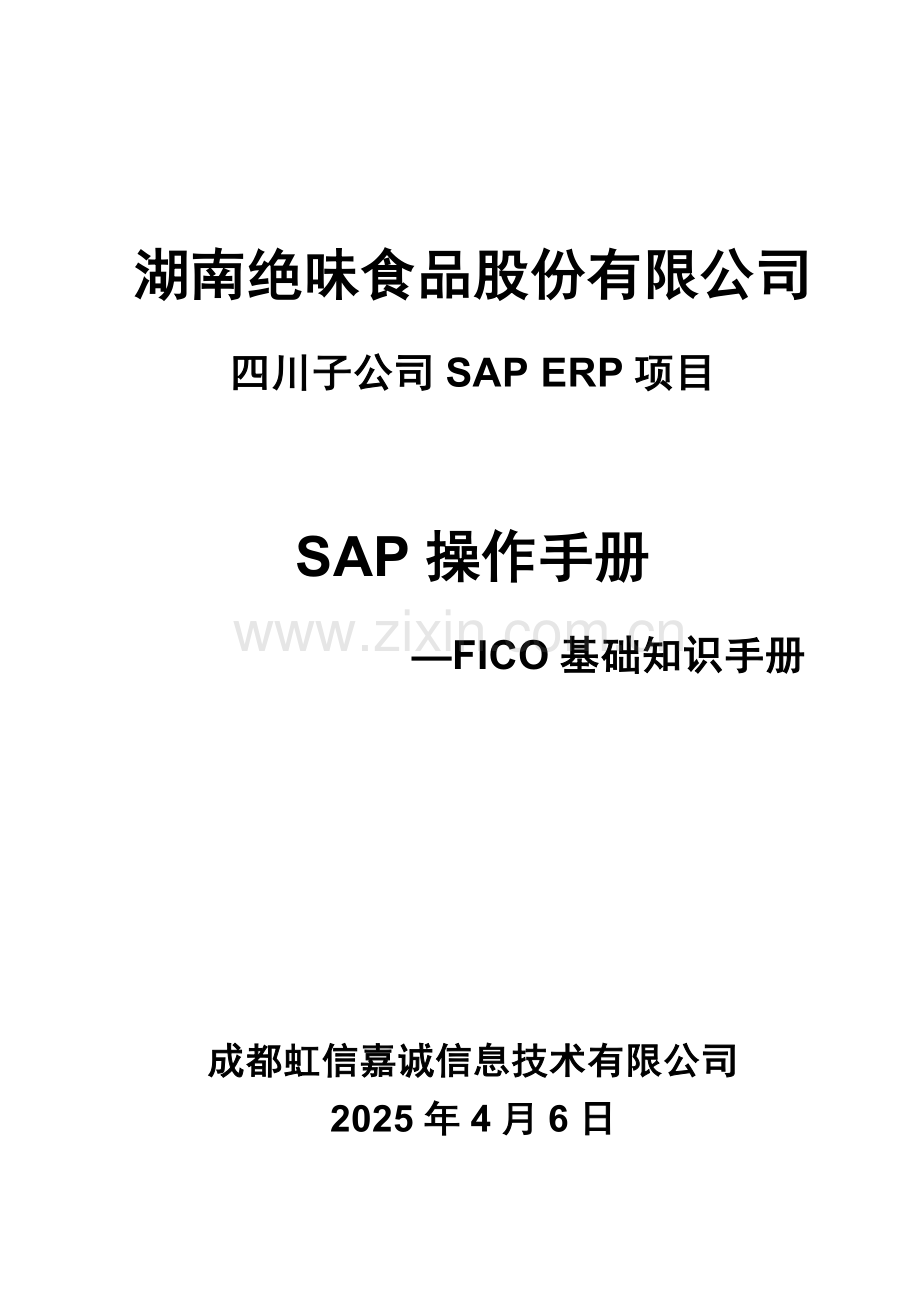 SAPFICO基础知识手册-V1.doc_第1页