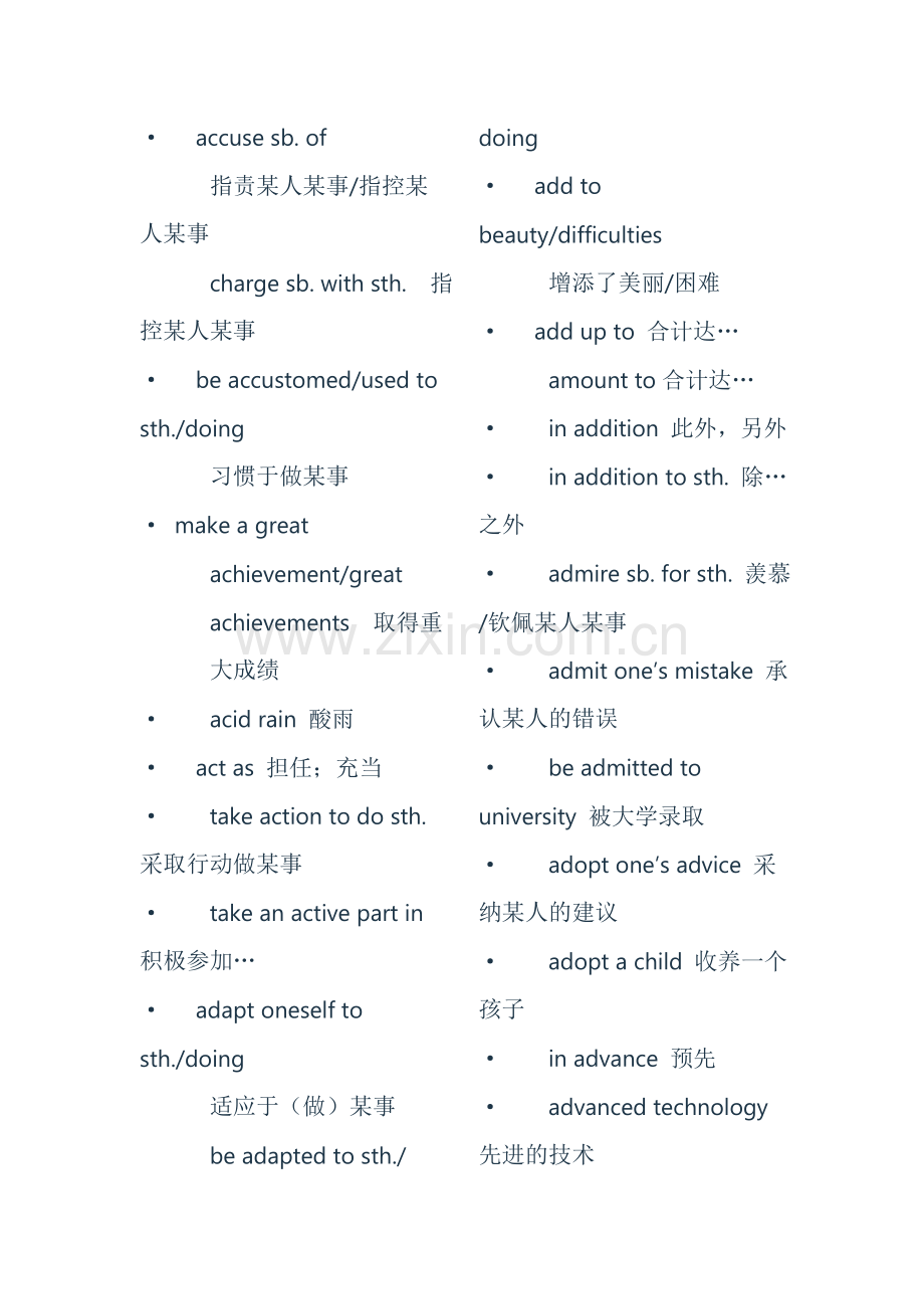 高中英语各种教材词组汇总大全.doc_第2页