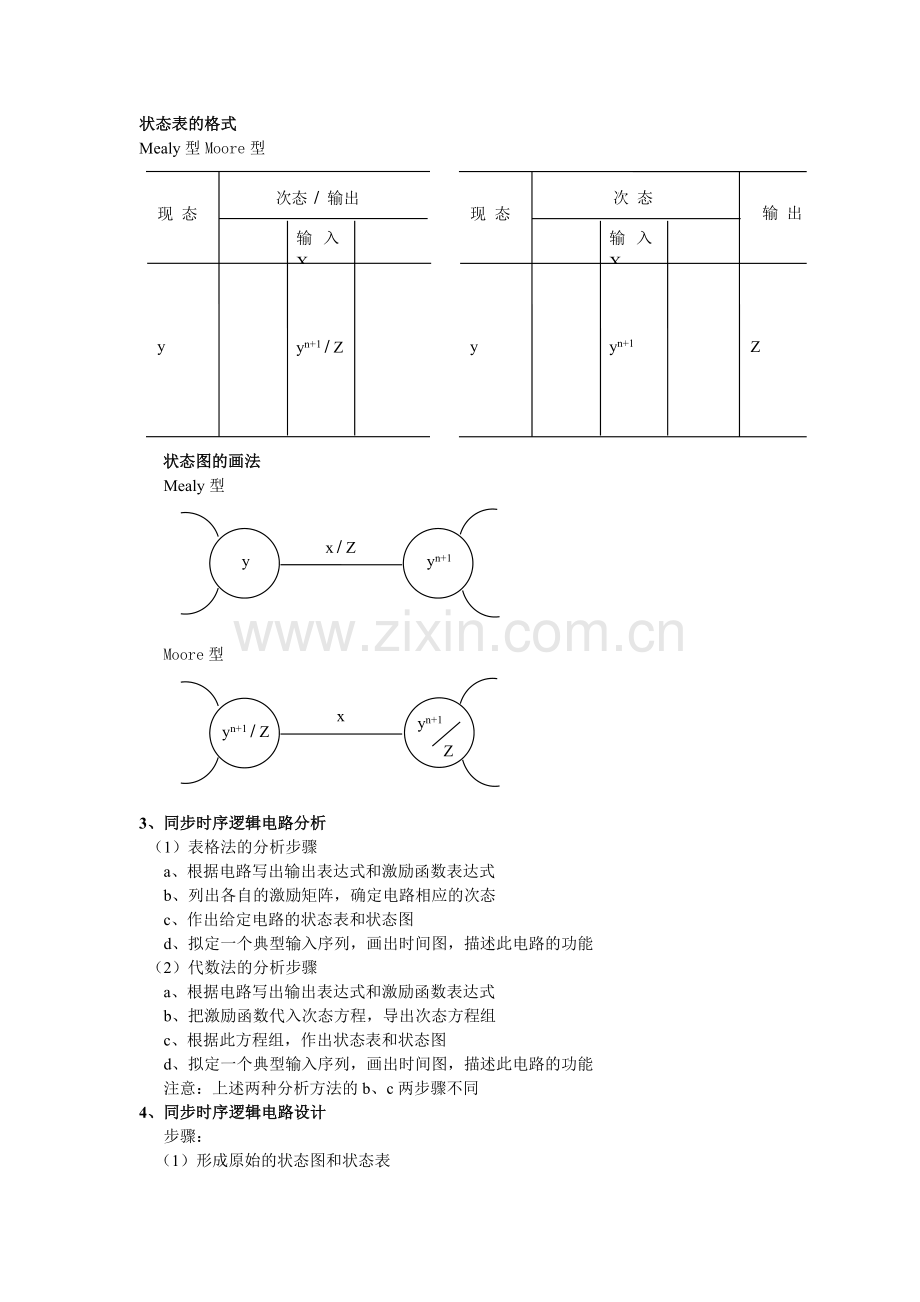 第五章同步时序逻辑电路的习题数字逻辑.doc_第2页