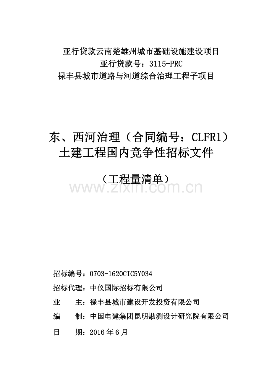 亚行河道治理清单文件.doc_第1页