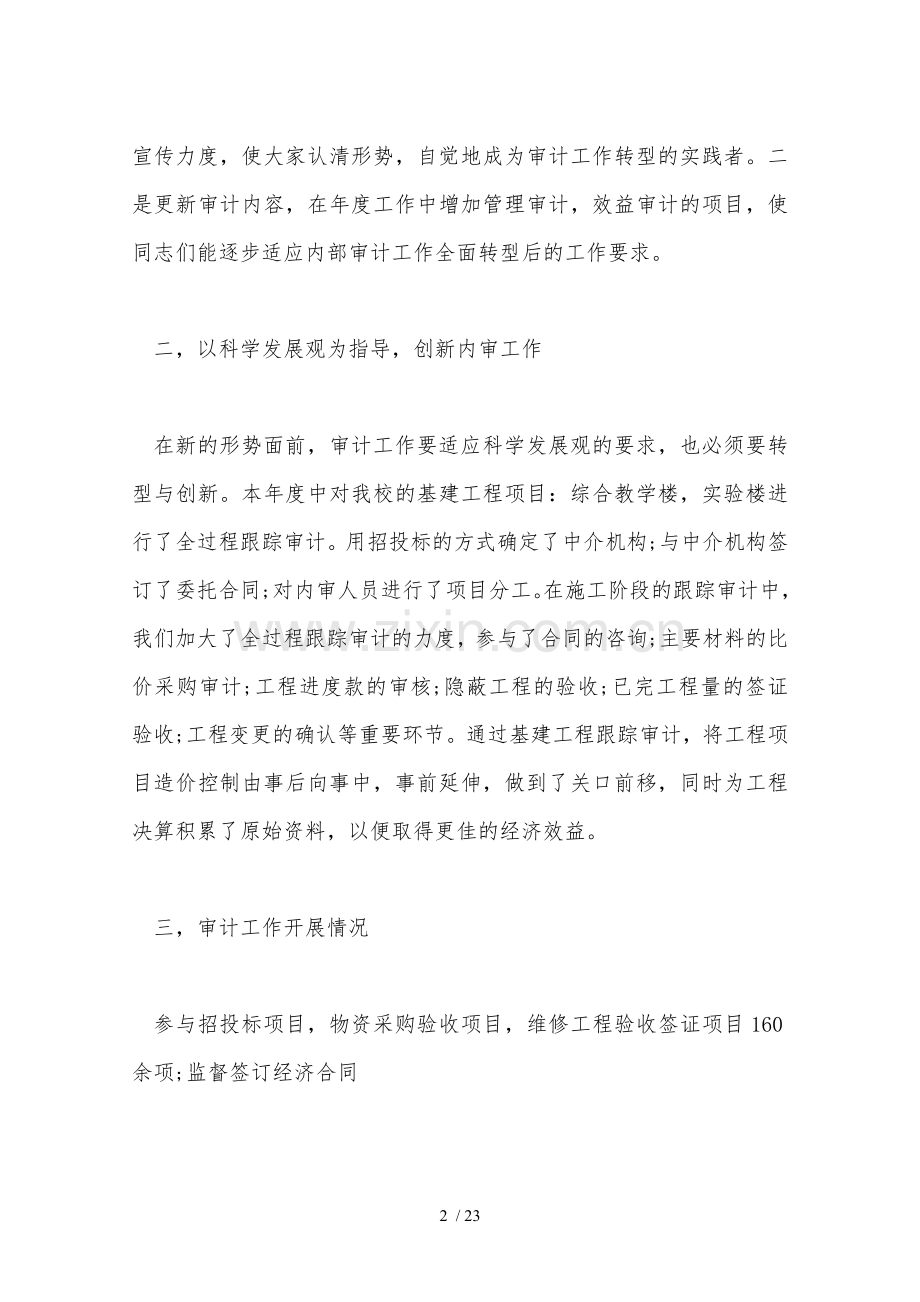 高校审计工作总结.doc_第2页